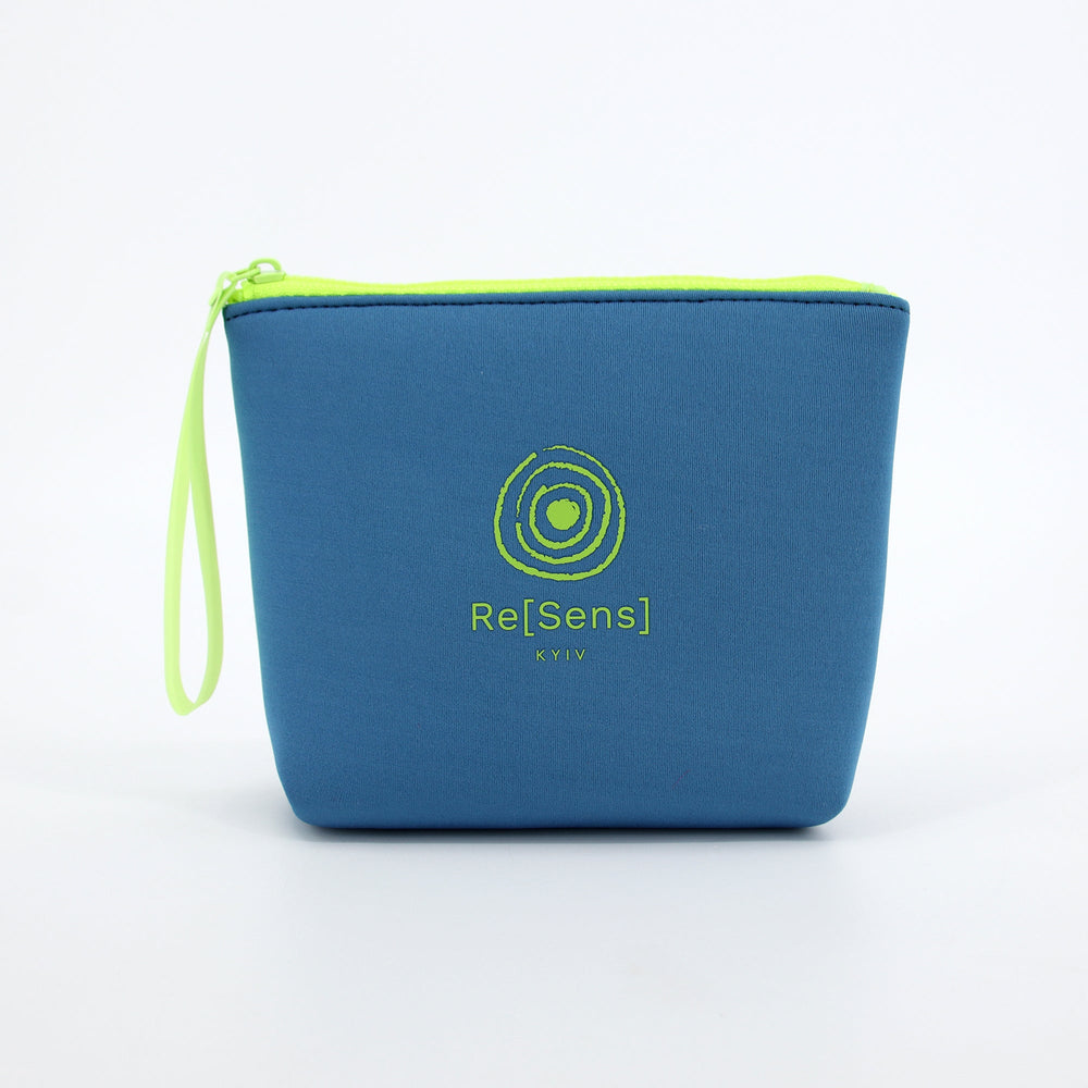 NEOPREN BLUE/GREEN POUCH