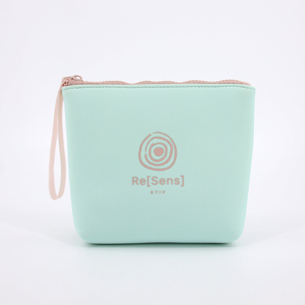 NEOPRENE TIFFANI/PINK POUCH